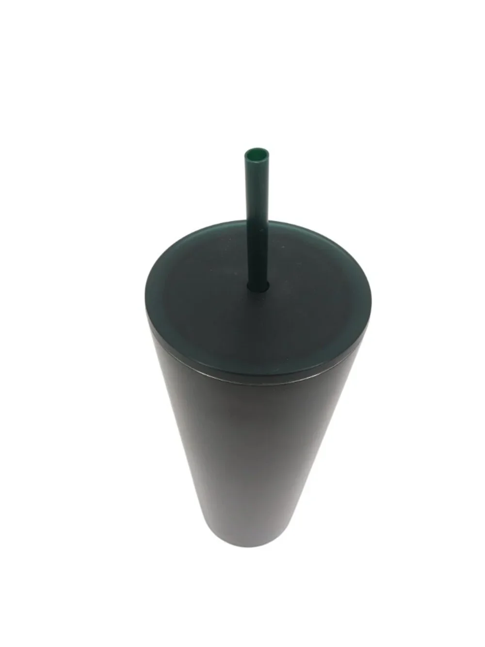 Starbucks Holiday 2020 Dark Green Black Gradient Metal Tumbler 24 OZ NEW